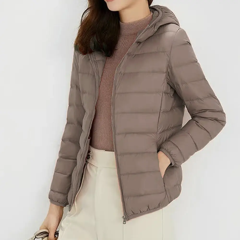 한겨울에도 따뜻하고 편안하게! 오리털 후드 경량패딩여성 후기 1 product image 20