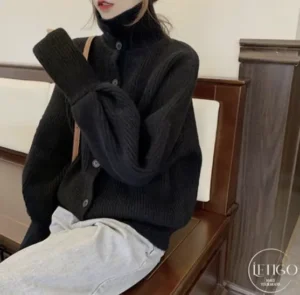 겨울 최애템! 레티고 루즈핏 터틀넥, 키치한 매력에 따뜻함까지 완벽