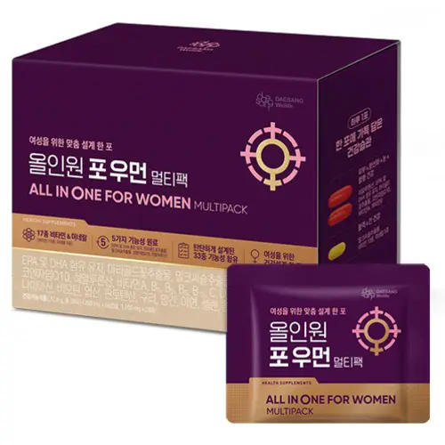 대상웰라이프 올인원 포 우먼 멀티팩 멀티비타민 28회분