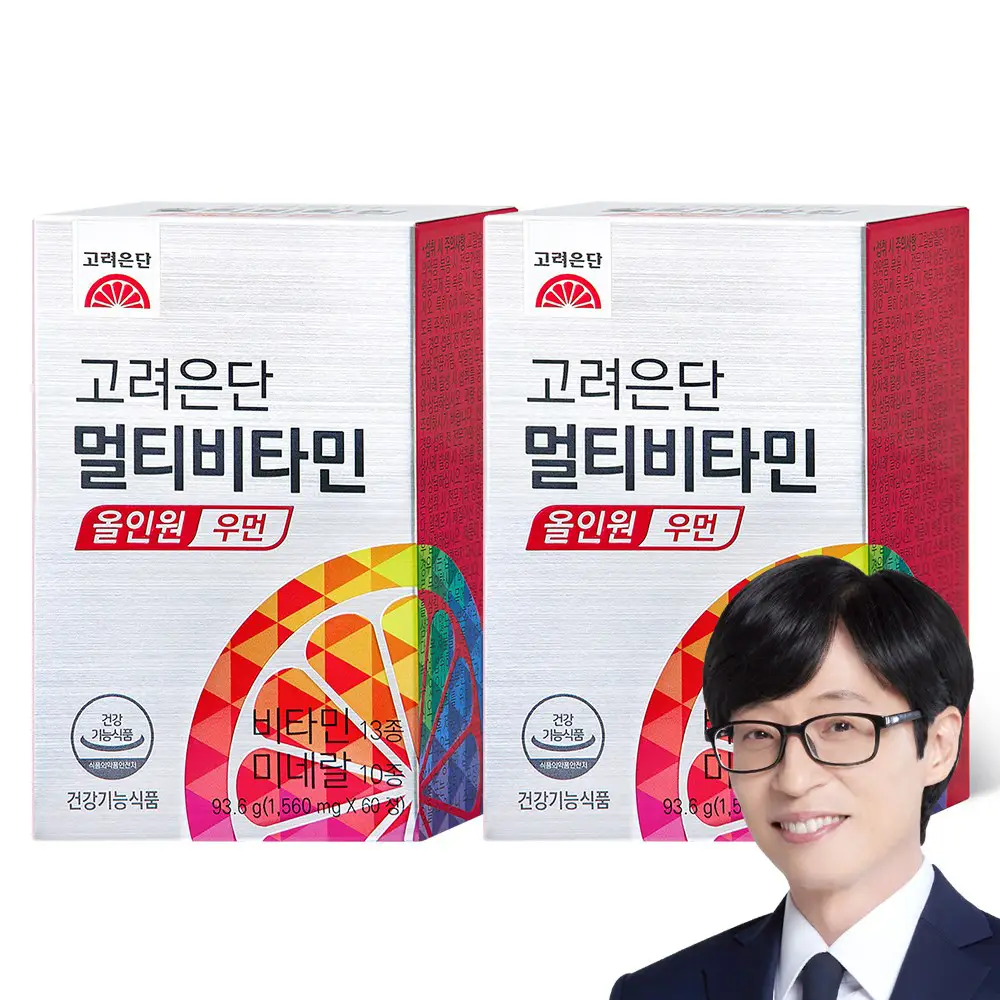 고려은단 멀티비타민 올인원 우먼, 2개, 60정