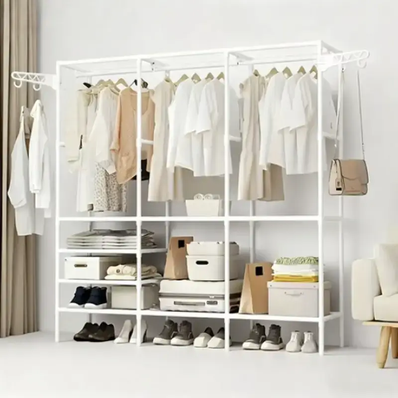 우리집 옷장 고민 끝! 간이 조립식 옷장으로 드레스룸 꾸미기