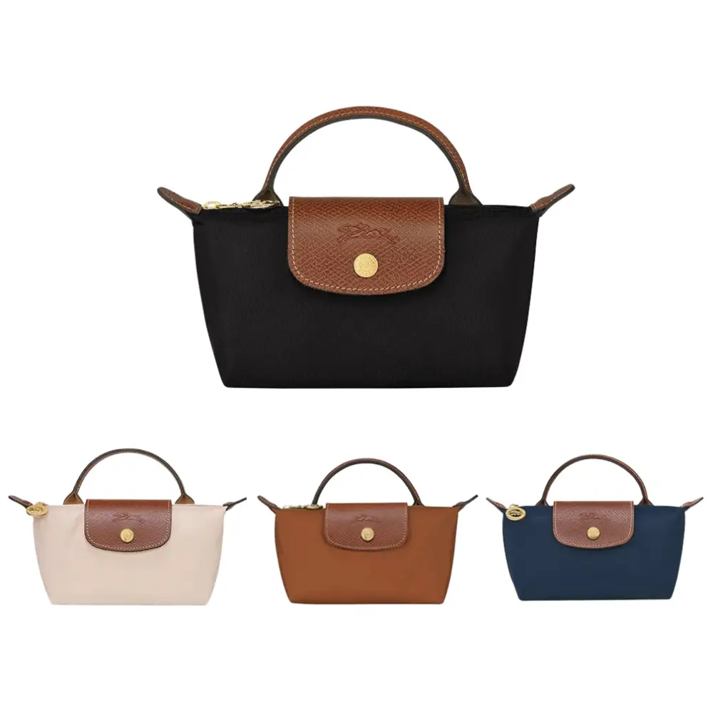 롱샴 르 플리아쥬 오리지널 미니백 미니 핸들 파우치 가방 ( 스트랩+이너백 포함)