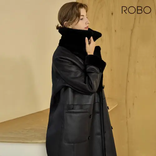 한 벌로 두 가지 스타일! 스페인 라도마사 리버시블 롱 무스탕 코트 솔직 후기