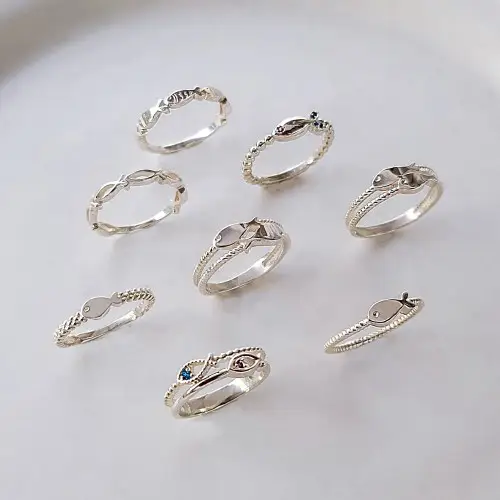 내 손에 작은 행운, **물고기은반지 실버925 순은반지** 직접 써보니!