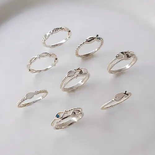 내 손에 작은 행운, **물고기은반지 실버925 순은반지** 직접 써보니!