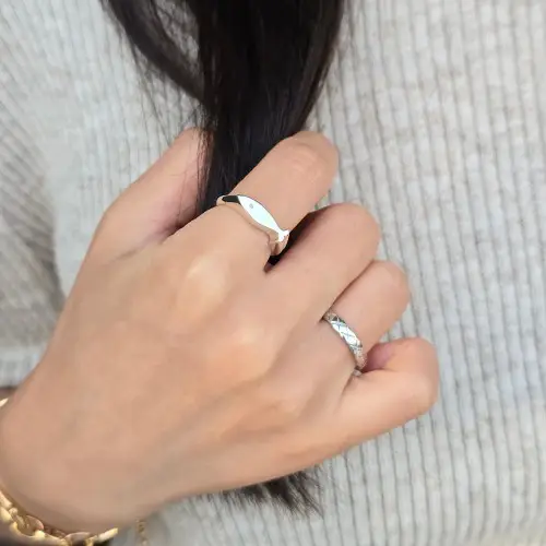 내 손에 찾아온 행운의 상징, 실버 물고기은반지 솔직 후기!