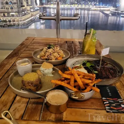 두바이 분수쇼 야경 맛집, 트라이브스 레스토랑 야외테이블 예약 꿀팁!